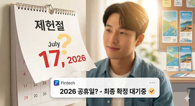 7월 17일 제헌절, 다시 '빨간 날'로 돌아올까? 2026년 공휴일 재지정 여부와 대체공휴일 총정리