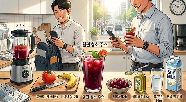 여름철 혈관 건강 지키는 6월 제철 음식과 만성 염증 줄이는 식단